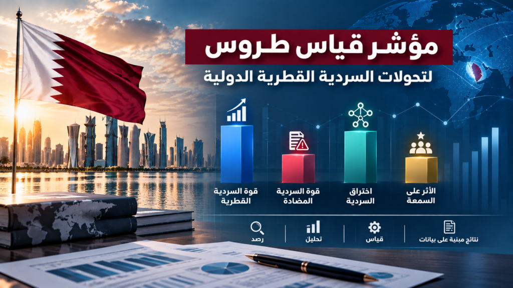 مؤشر قياس طروس لتحولات السردية القطرية الدولية